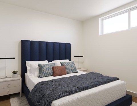 Floor plan for 2 beds, 1 bath, 685 sqft